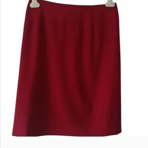 Elegant Red Pencil Skirt for Women